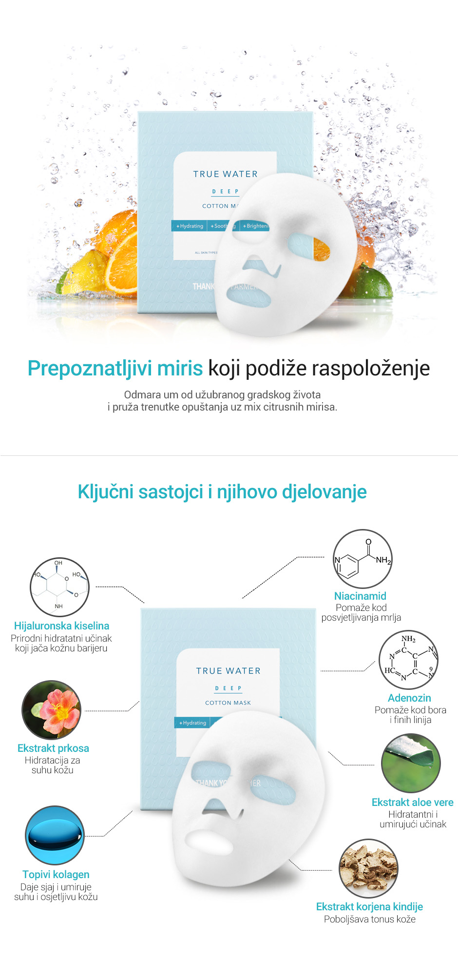 True Water Deep Cotton Mask Opis3